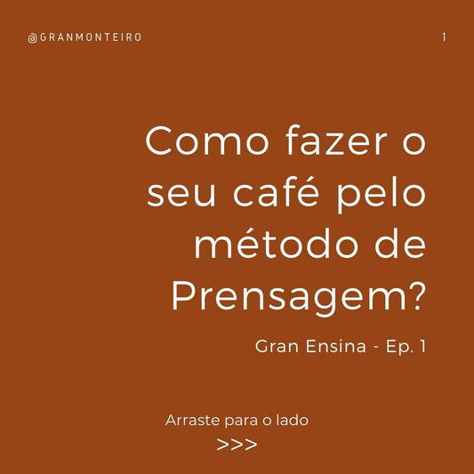 Como você deve fazer o seu café na Prensa Francesa?