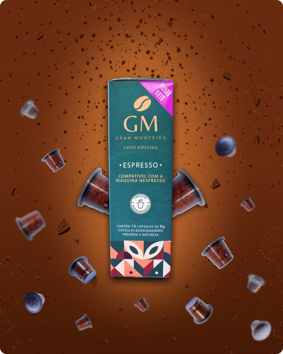 Café especial Mundo Novo em cápsulas (Compatível com Nespresso) - 10un